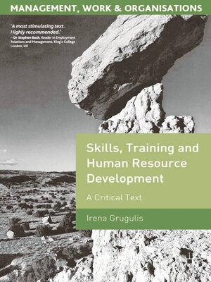 cover image of Skills, Training and Human Resource Development